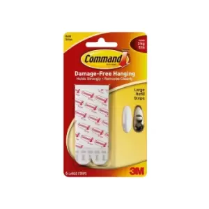 Image of 3M Command Mount Replace Strip x 6 Large 17023P