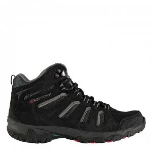 Image of Karrimor Mount Mid Junior Walking Shoes - Black/Red
