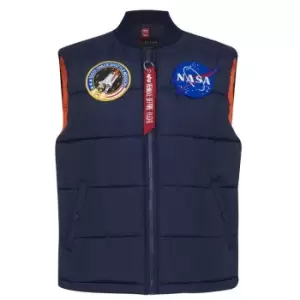 Image of Alpha Industries NASA Gilet - Blue