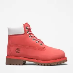 Image of Timberland Premium 6" Boot For Junior In Pink Pink Kids, Size 4