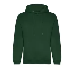 Image of Awdis Mens Organic Hoodie (XL) (Bottle Green)