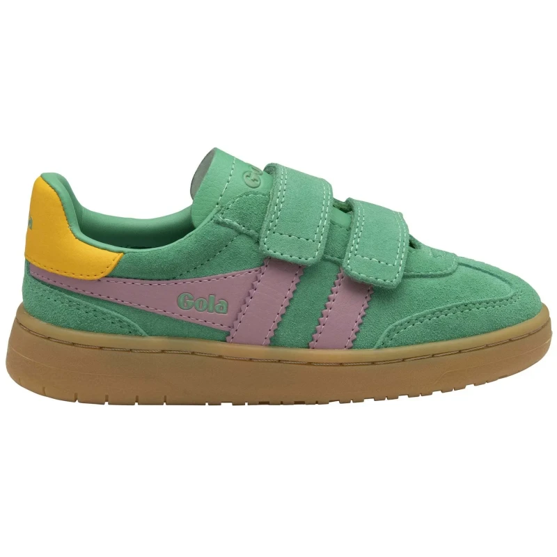 Image of Gola Children's Trainers Gola Viper Strap Vert Unisex 30