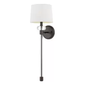 Image of Quoizel Barbour Wall Lamp with Shade Harbor Bronze