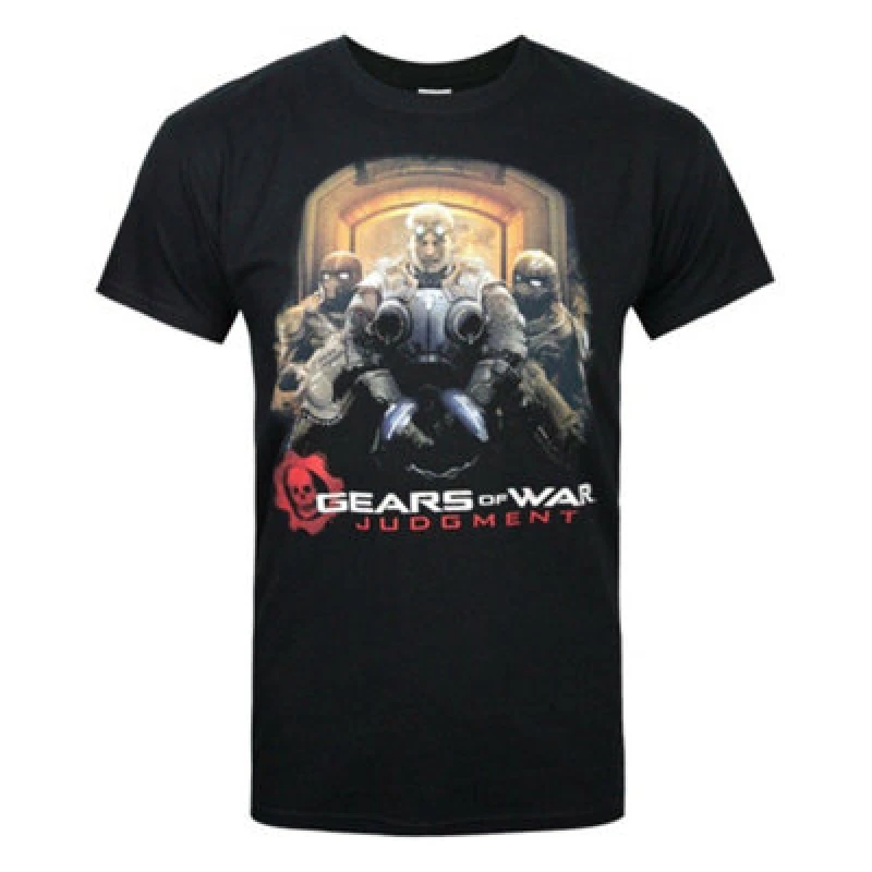 Image of Gears of War Short Sleeved T-Shirt Black male