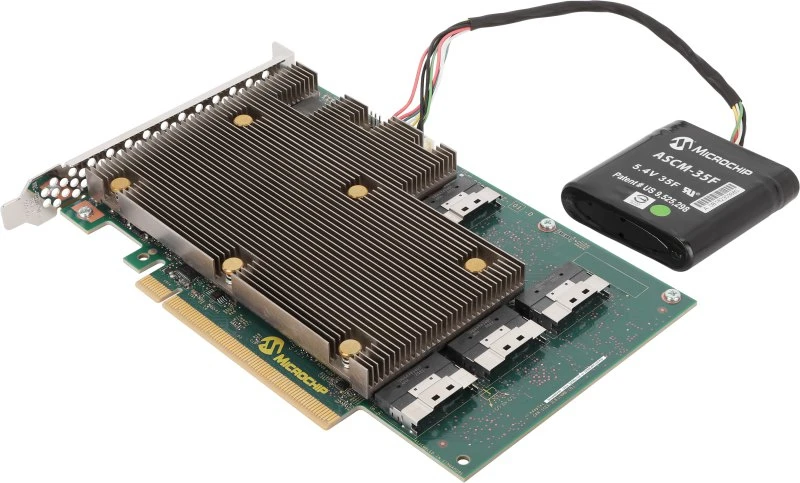 Image of Microchip Technology SmartRAID 3258Up-32i/e RAID controller PCI Expres