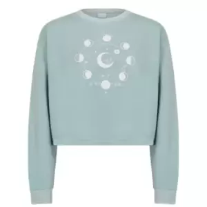 Image of Skinny Dip Soph Crop Sweatshirt - Grey