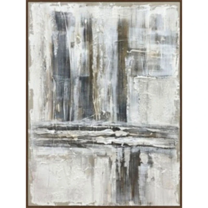 Image of Outlook Hand Painted Canvas In Frame