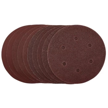 Image of Draper - 55069 Sanding Discs, 150mm, Hook & Loop, Assorted Grit, (10 Pack)