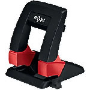 Image of Rexel 2 Hole Punch Omnipress SP30 Black, Red 25 Sheets