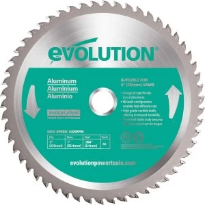 Image of Evolution Aluminium Cutting Saw Blade 230mm 80T 25.4mm