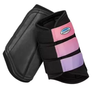 Image of Weatherbeeta Single Lock Ombre Brushing Boots - Multi