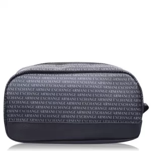 Image of Armani Exchange All Over Print Wash Bag