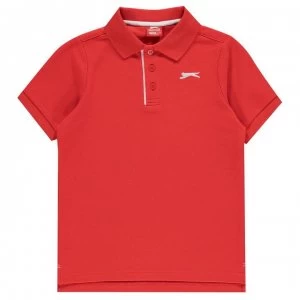 Image of Slazenger Plain Polo Shirt Junior Boys - Red
