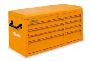 Image of Beta Tools C38T- O 8 Drawer Tool Chest Compatible with C38 & C38A Orange
