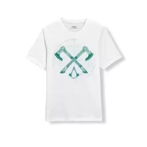 Image of Assassins Creed Valhalla T-Shirt Crossaxe Size S
