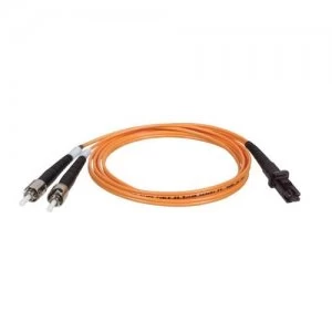 Image of Tripp Lite Duplex Multimode 62.5/125 Fiber Patch Cable (MTRJ/ST) 1M (3-ft.)