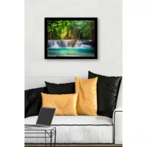 Image of SC0657 Multicolor Decorative Framed MDF Painting