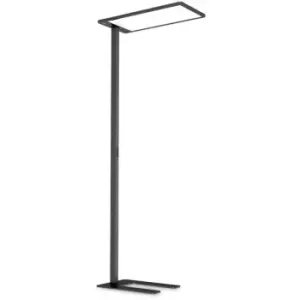 Image of Ideal Lux COMFORT Dimmable LED Integrated Floor Lamp Black, In-Built Switch, 3000K