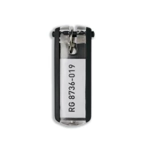 Image of Durable Key Clip Key Holder Black Pack of 6