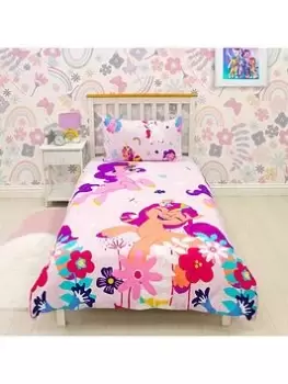 Image of My Little Pony Flowers Single Duvet Set - Rotary