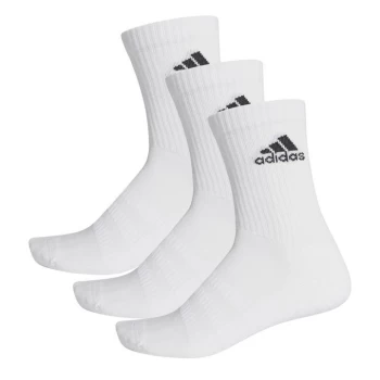 Image of adidas Cd Crew Socks (3Pack) - White