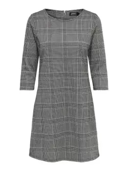 Image of ONLY Checked Dress Women Black