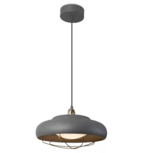 Image of Sugar Integrated LED Dome Ceiling Pendant Light Gold, Grey