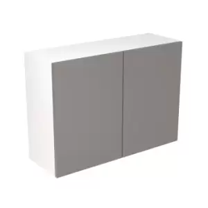 Image of KitchenKIT Slab 100cm Wall Unit - Gloss Dust Grey