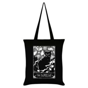 Image of Deadly Tarot The Familiar Tote Bag (One Size) (Black/White)