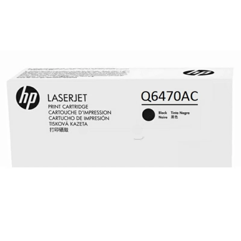 Image of HP Q6470AC/501A Toner cartridge Black Contract. 6K pages/5% for HP Col
