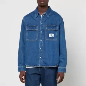 Image of Calvin Klein Jeans Denim Utility Shirt - M