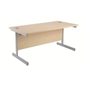 Image of Jemini Maple 1600mm Rectangular Cantilever Desk KF838080