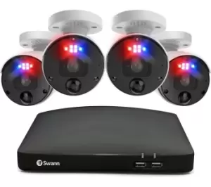 Image of SWANN Enforcer SWNVK-890104-EU 8-channel 4K Ultra HD NVR Security System - 2 TB, 4 Cameras, Black,White