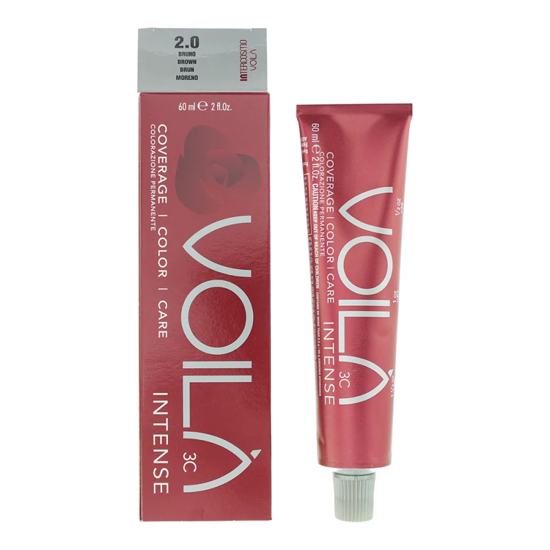 Image of Intercosmo Voila 3c Intense 2.0 Brown Hair Colour 60ml