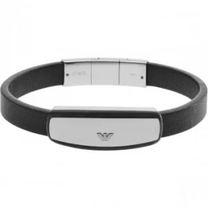 Image of Emporio Armani EGS2186040 Carbon Stripe Bracelet