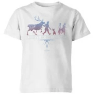 Image of Frozen 2 Believe In The Journey Kids T-Shirt - White - 3-4 Years