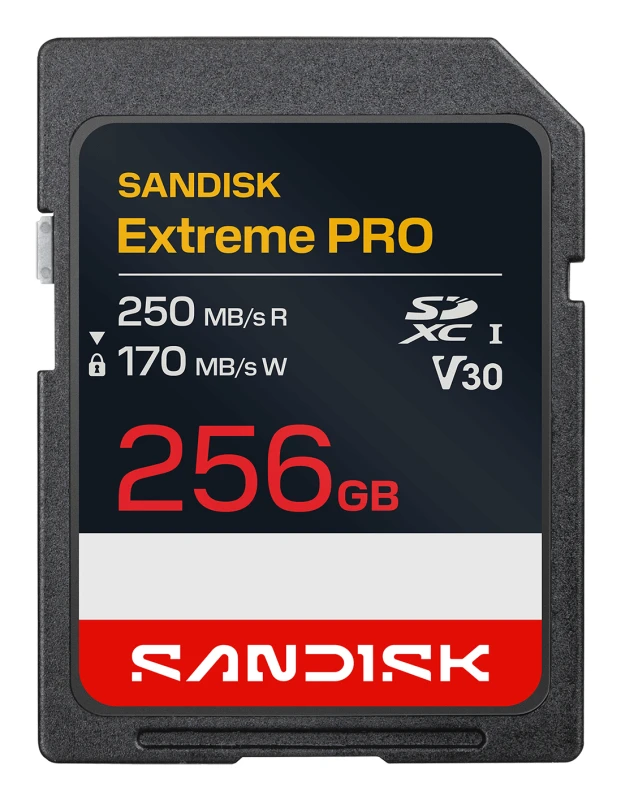 Image of SanDisk Extreme Pro 256GB SDXC UHS-I