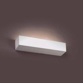 Image of Faro Eaco-2 - 2 Light Indoor Large Wall Light White Plaster, G9