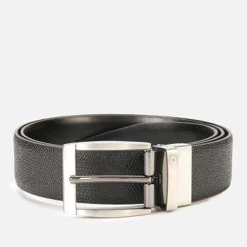 Image of Valentino Bags Mens Hazel Pin Buckle Belt - Black - 130cm