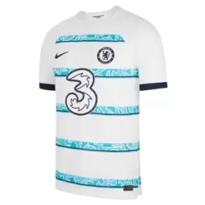 Image of Nike Chelsea Authentic Away Shirt 2022 2023 Adults - White