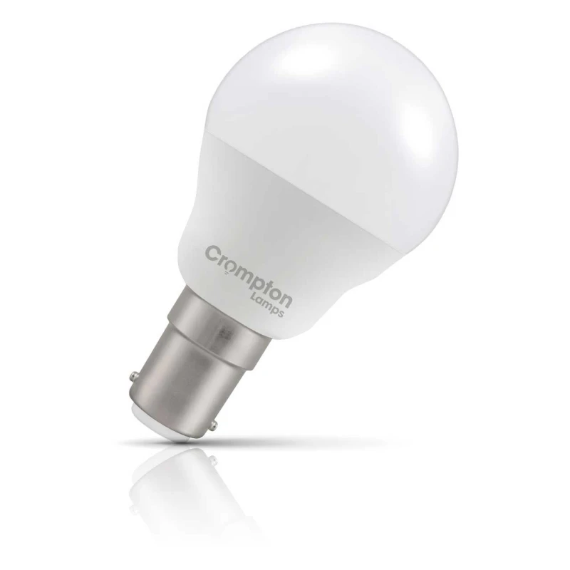 Image of Crompton Lamps LED Golfball 2.2W B15 Daylight Opal (25W Eqv)