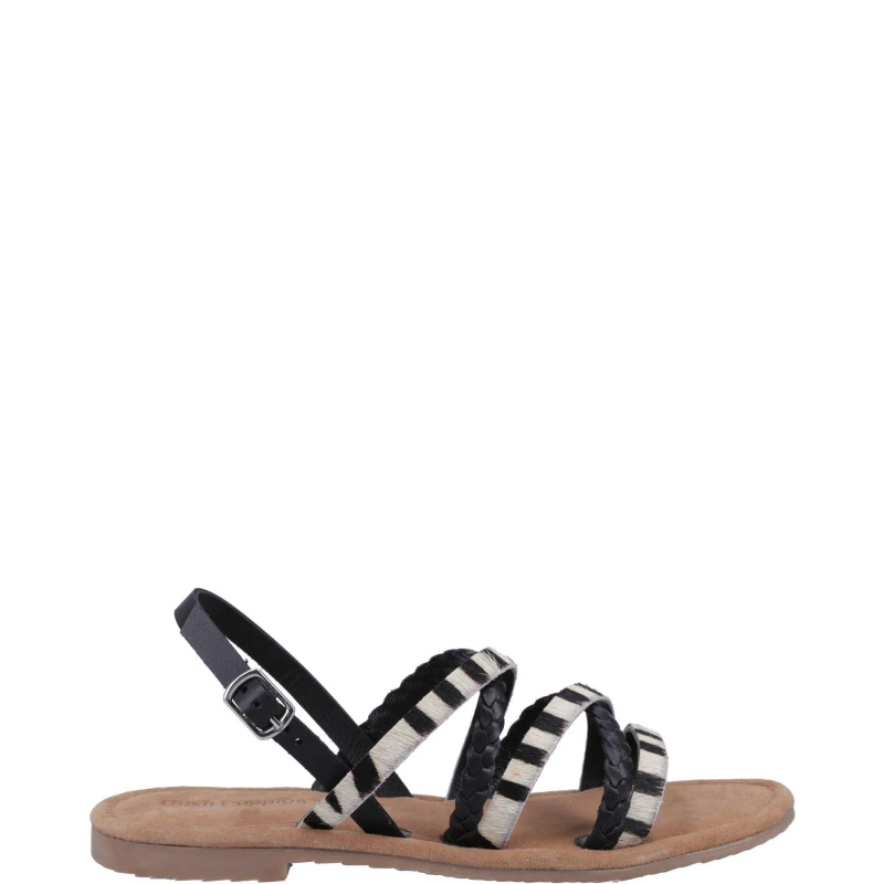 Image of Hush Puppies Amanda Strappy Sandal Black female 4 (37)