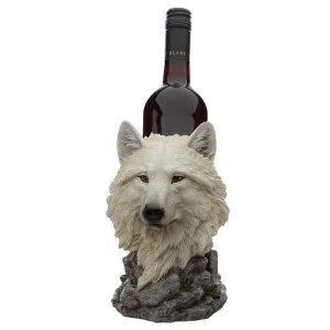 Image of Protector of the North Dream Walker White Wolf Bottle Holder