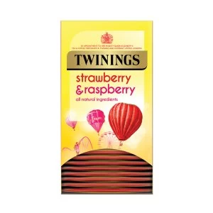Image of Twinings Strawberry and Raspberry Pack of 20 F14377