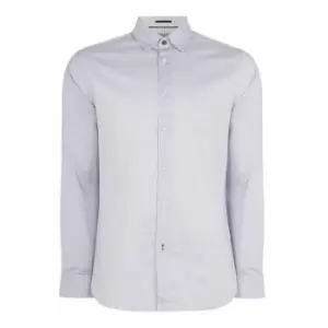 Image of Ted Baker Chemise Geo Print Shirt - NAVY