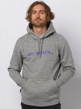 Image of Animal Driver Hoodie - Grey Marl