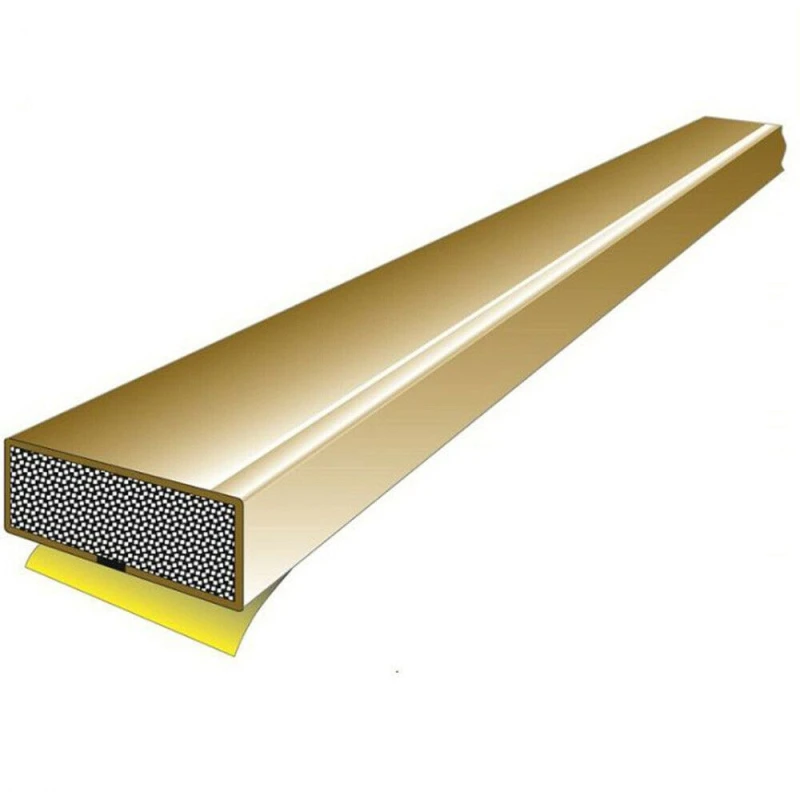 Image of Loops 25 PACK Fire Door Seal Strip 2100 x 15 x 4mm Intumescent Fire Stop Brown Brown