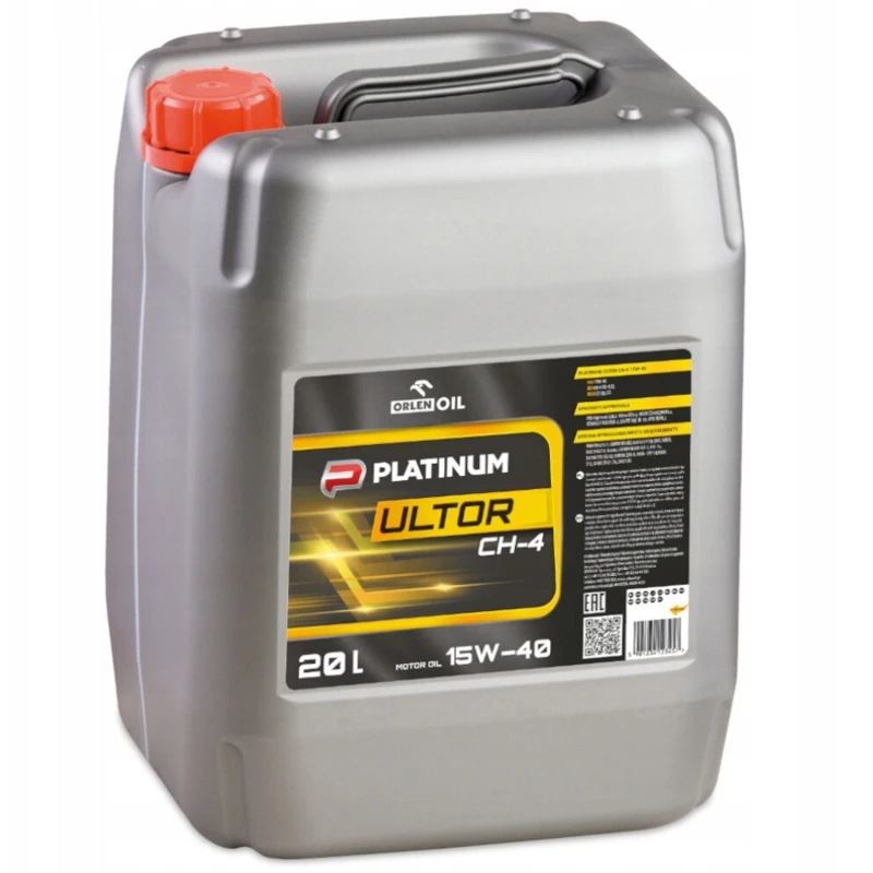 Image of ORLEN QFS473K20 Engine oil PLATINUM ULTOR CH-4 15W-40 Capacity: 20l, Mineral Oil Engine Oil (1862)