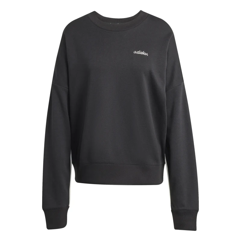 Image of Adidas Embroidered graphic sweatshirt For Her adidas Essentials Colorpop Noir Female XS