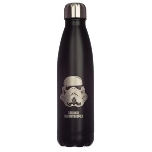 Image of The Original Stormtrooper Reusable Stainless Steel Hot & Cold Thermal Insulated Drinks Bottle 500ml - Black